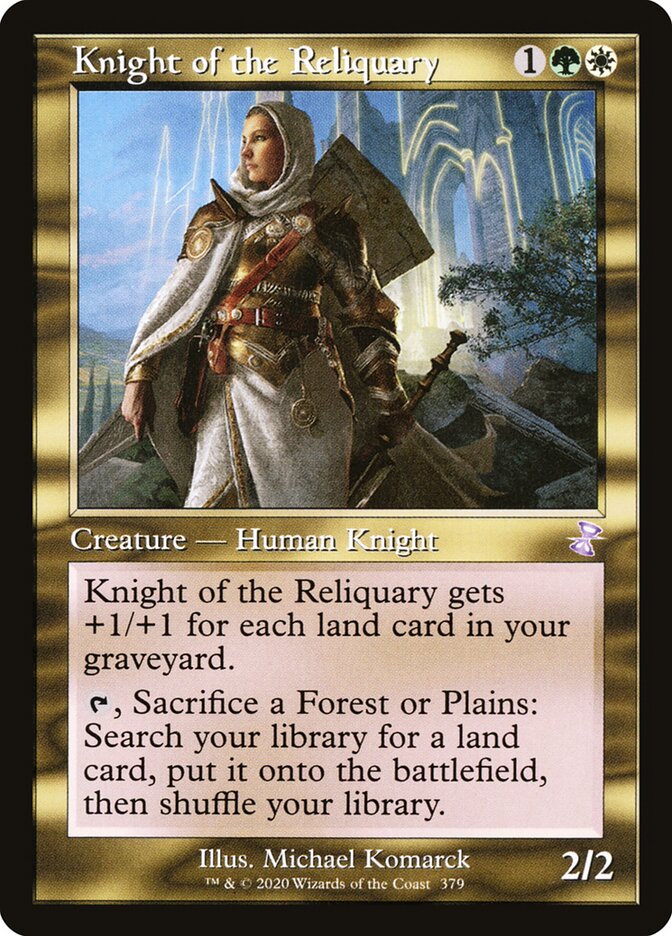 Knight of the Reliquary card front