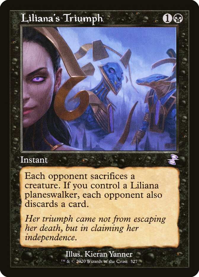 Liliana's Triumph card front