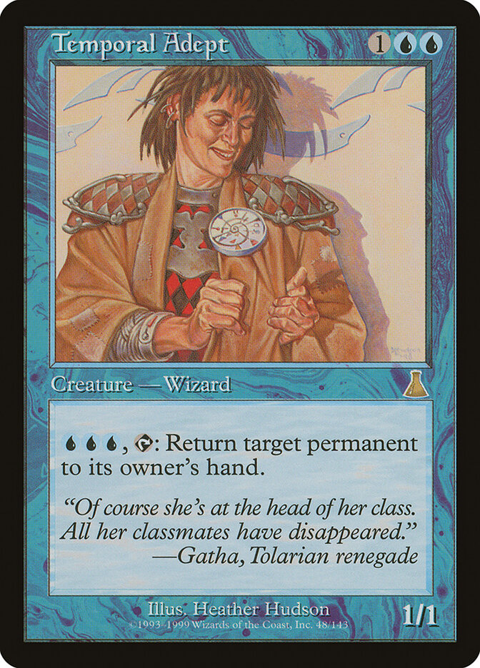 Temporal Adept card front
