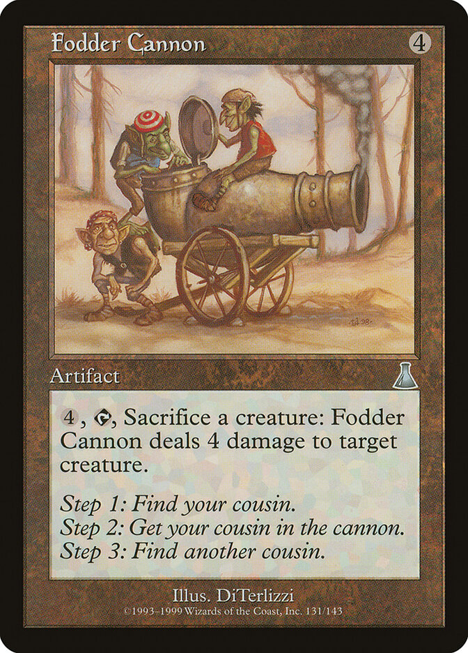 Fodder Cannon card front