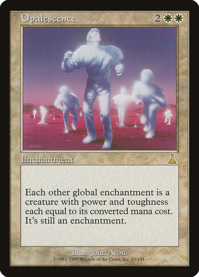 Opalescence card front