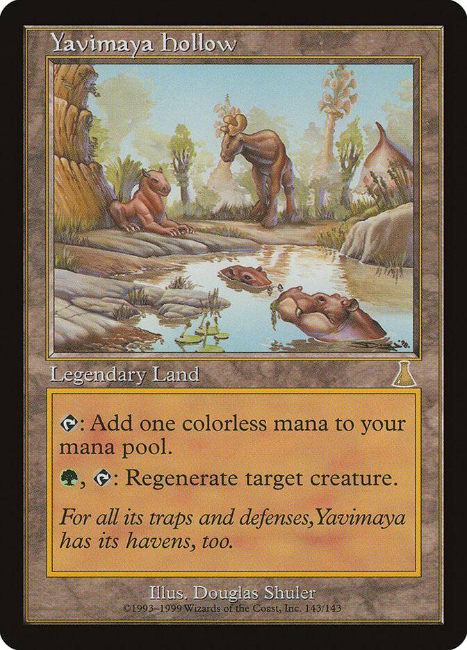 Yavimaya Hollow card front