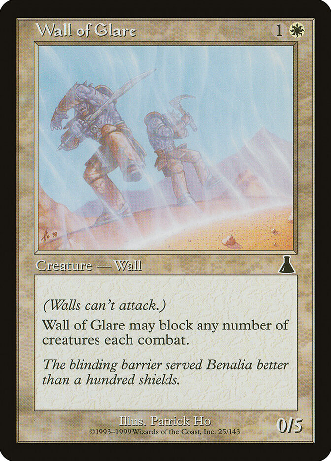 Wall of Glare card front