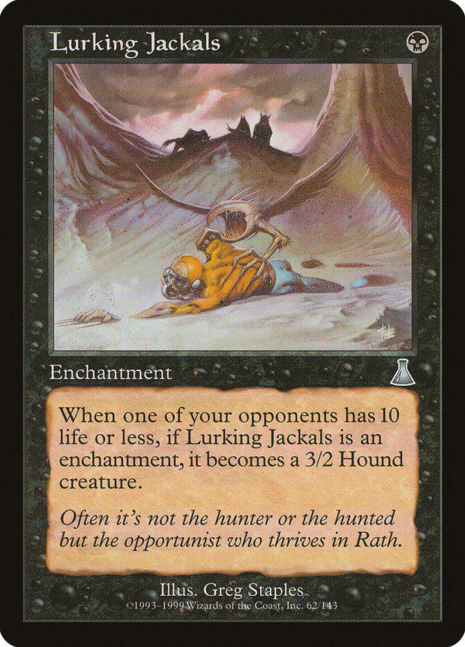 Lurking Jackals card front