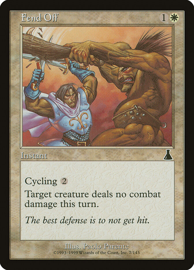 Fend Off card front