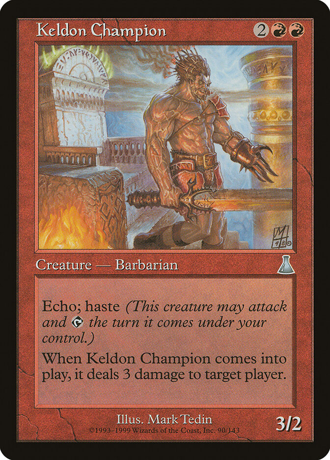 Keldon Champion card front