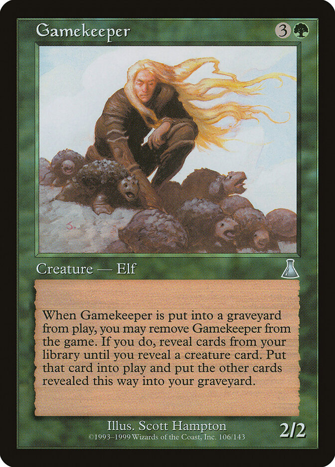 Gamekeeper card front