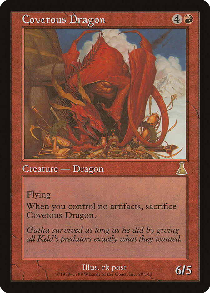Covetous Dragon card front