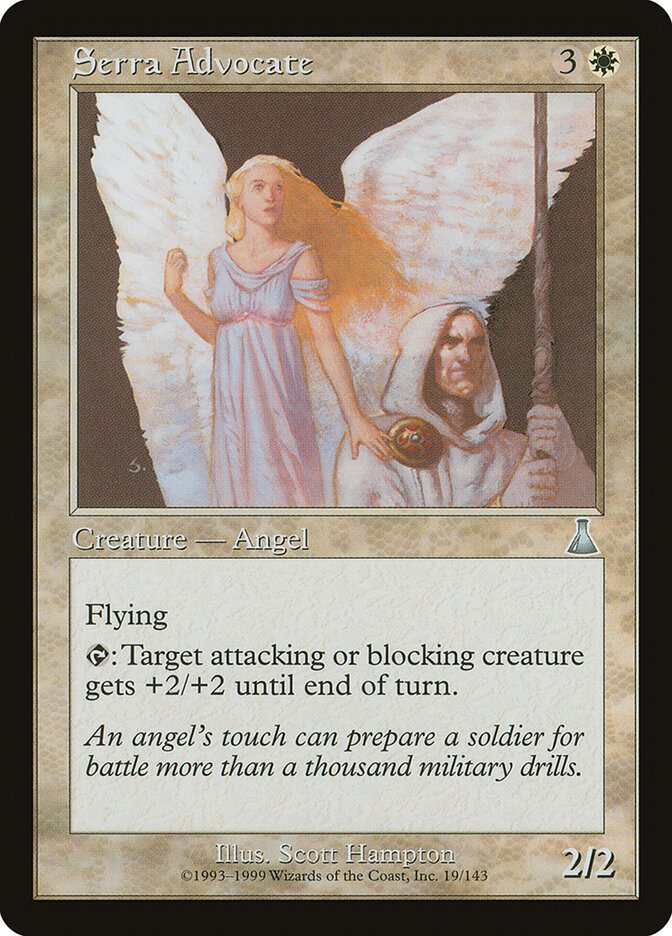 Serra Advocate card front