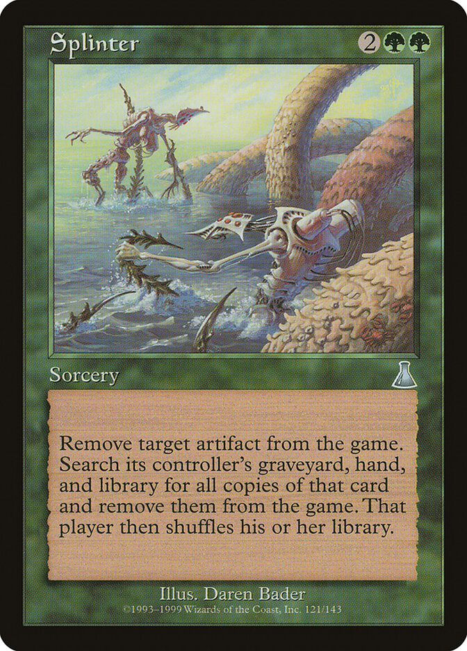 Splinter card front