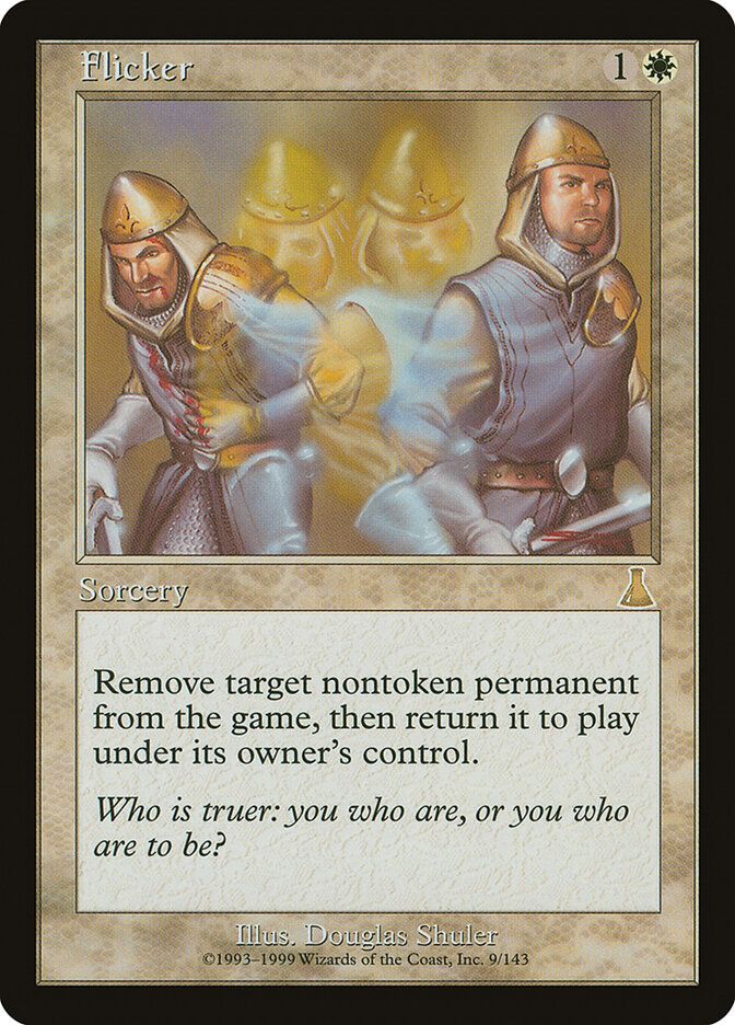 Flicker card front