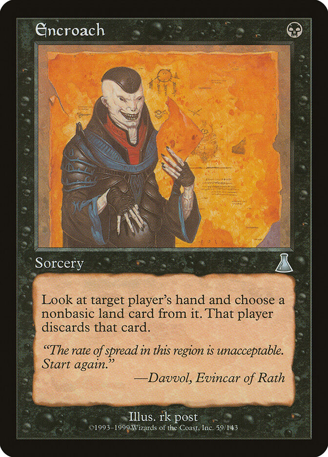 Encroach card front