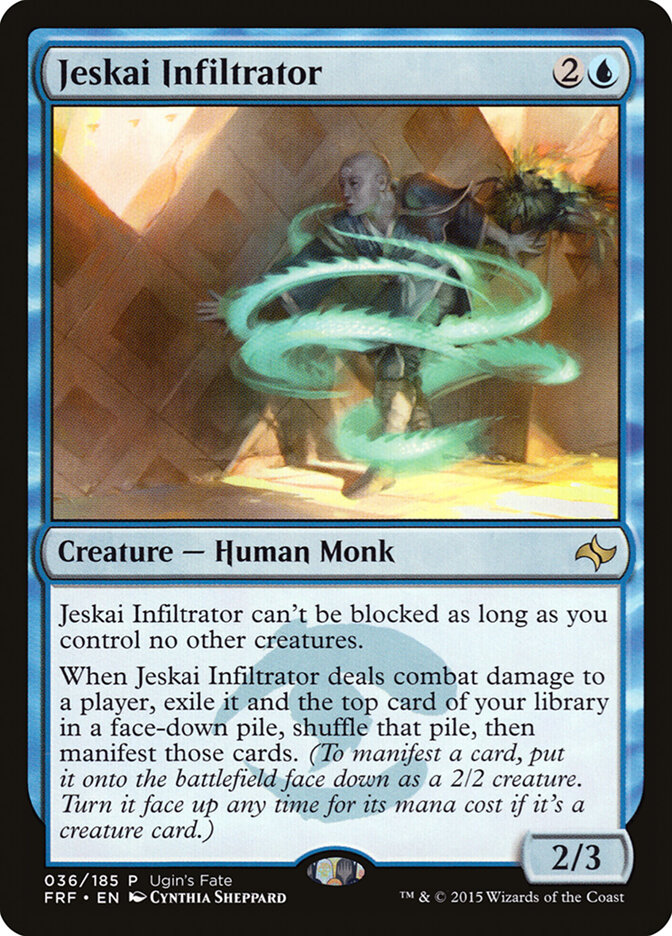 Jeskai Infiltrator card front
