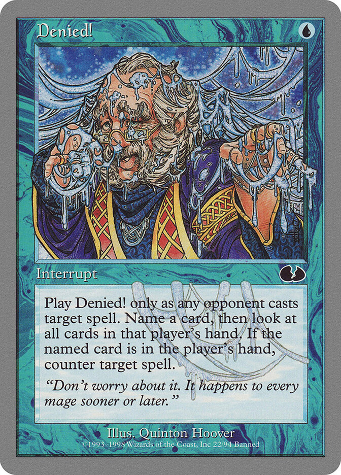 Denied! card front