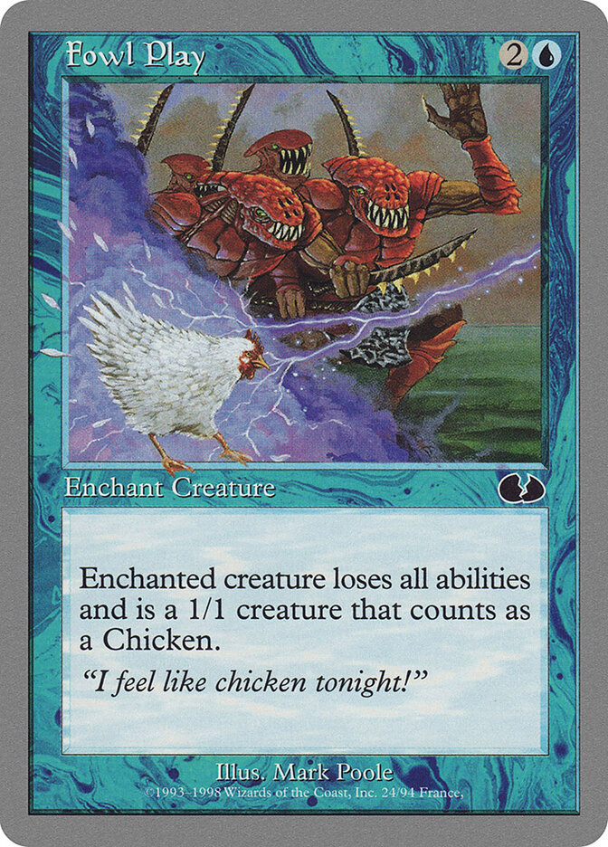 Fowl Play card front
