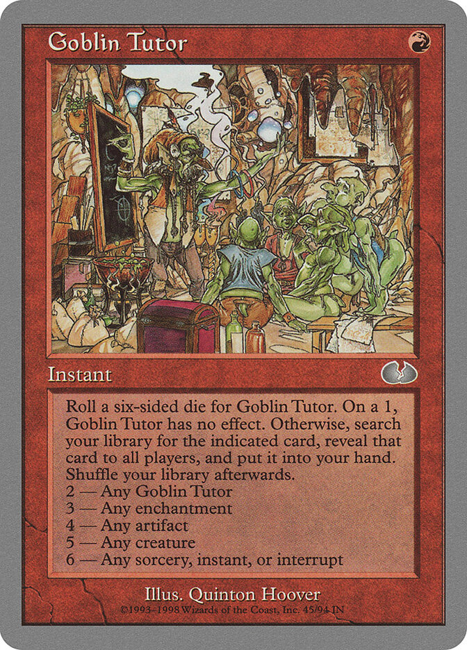 Goblin Tutor card front