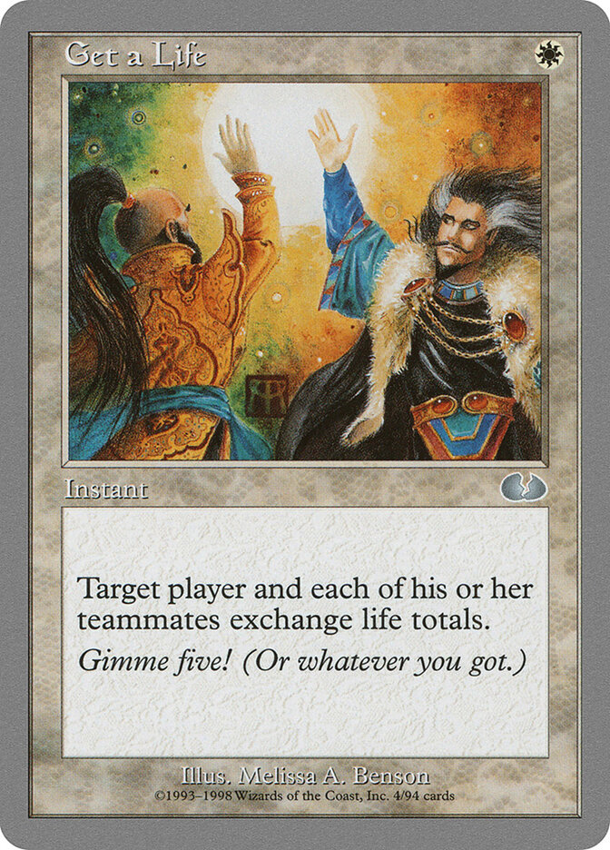 Get a Life card front