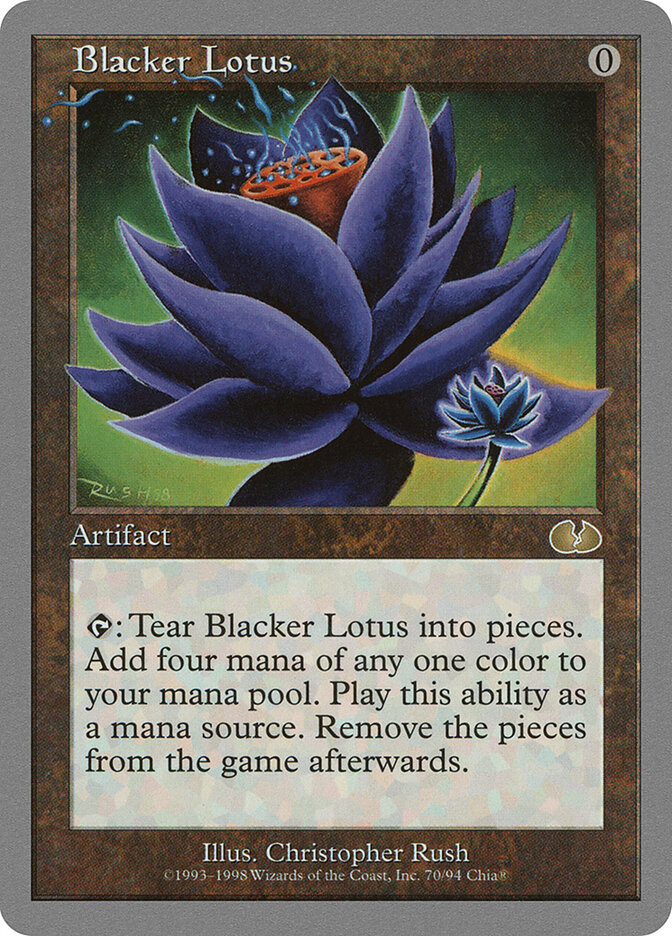 Blacker Lotus card front