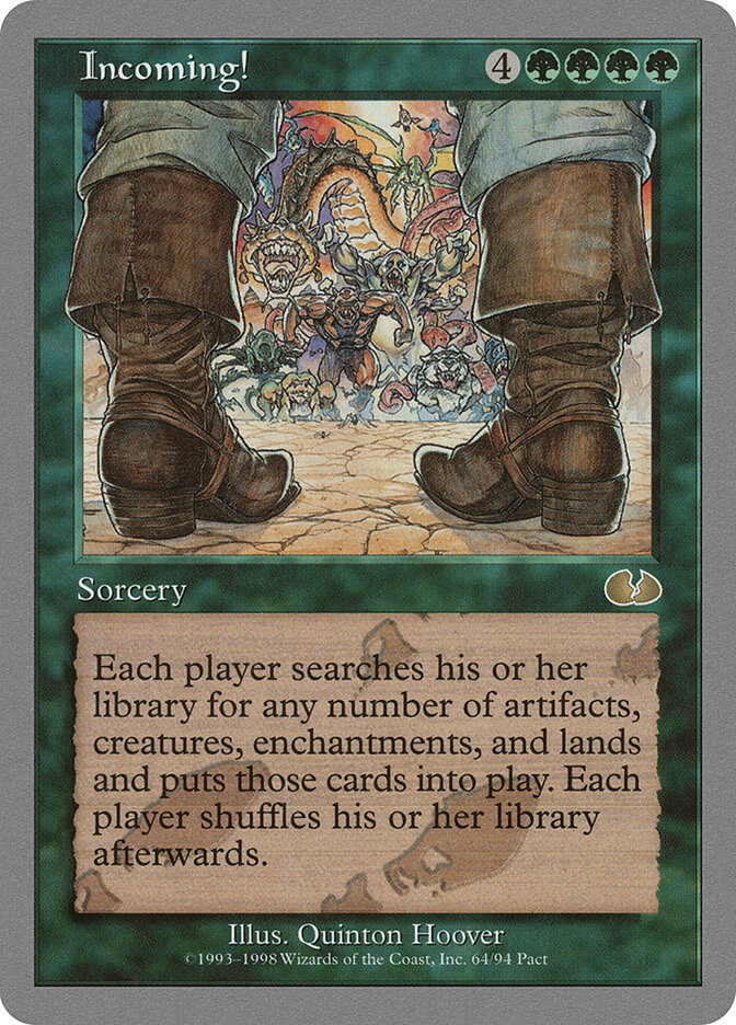 Incoming! card front