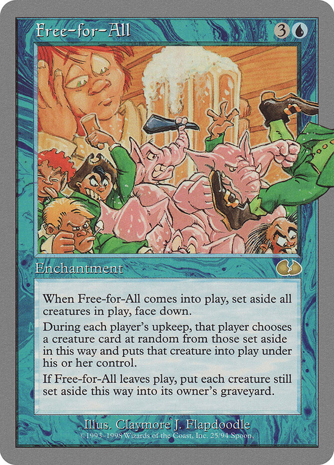 Free-for-All card front