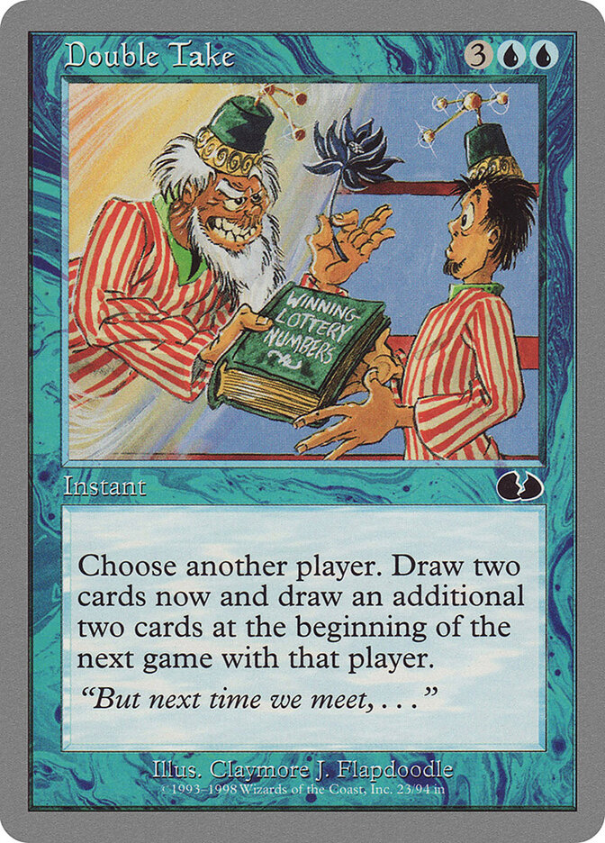 Double Take card front