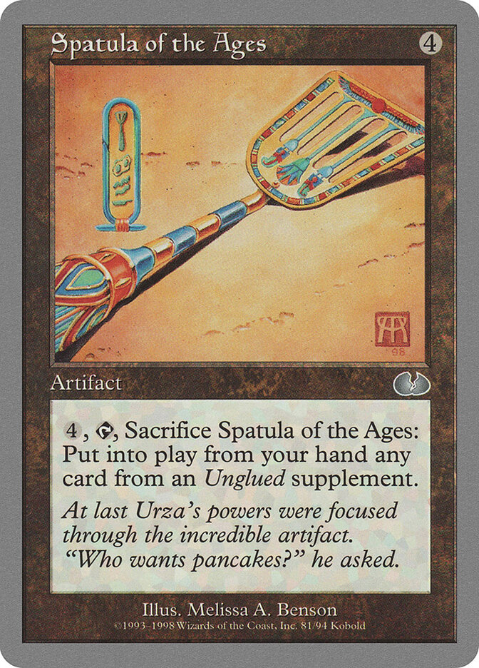 Spatula of the Ages card front