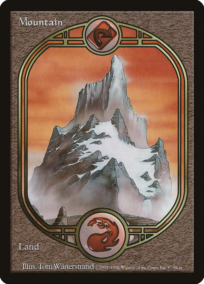 Mountain card front