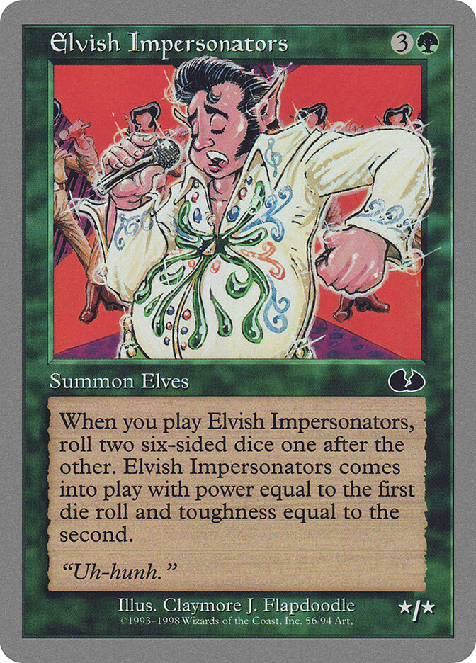 Elvish Impersonators card front