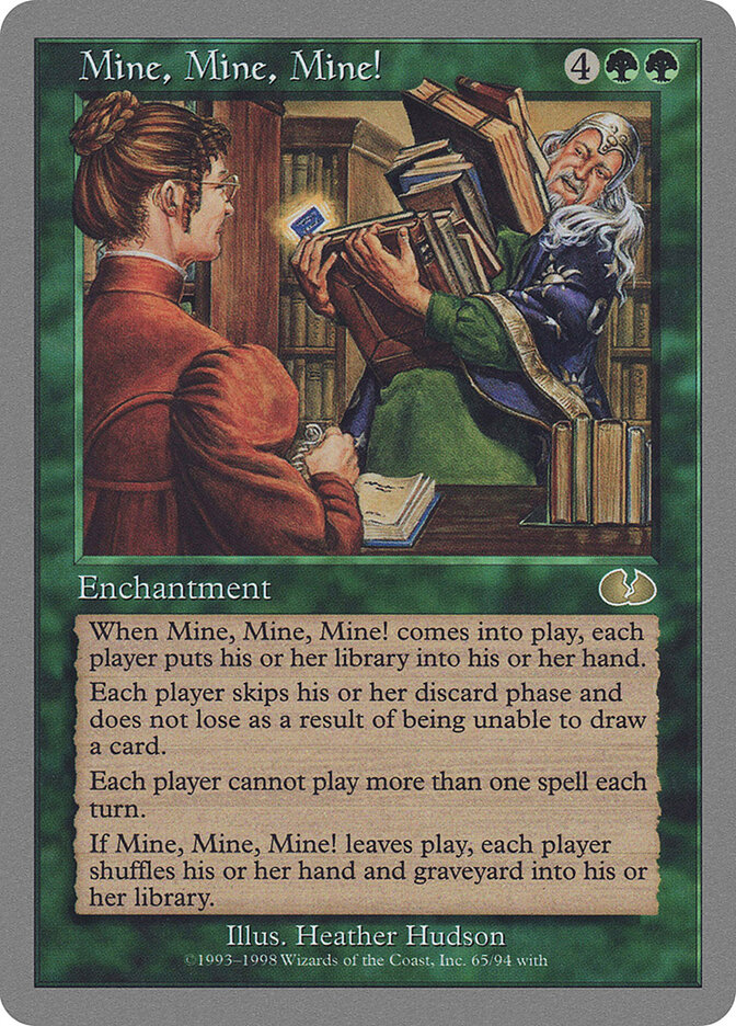Mine, Mine, Mine! card front