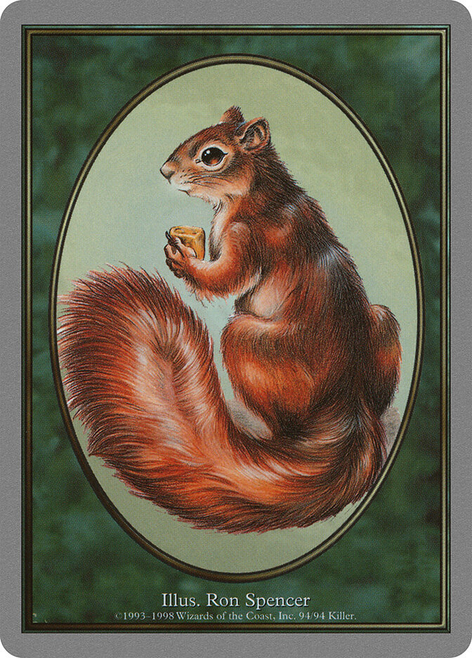 Squirrel card front