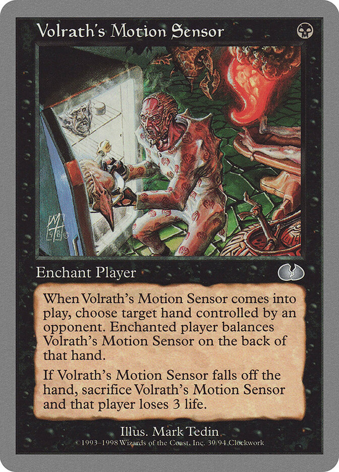 Volrath's Motion Sensor card front