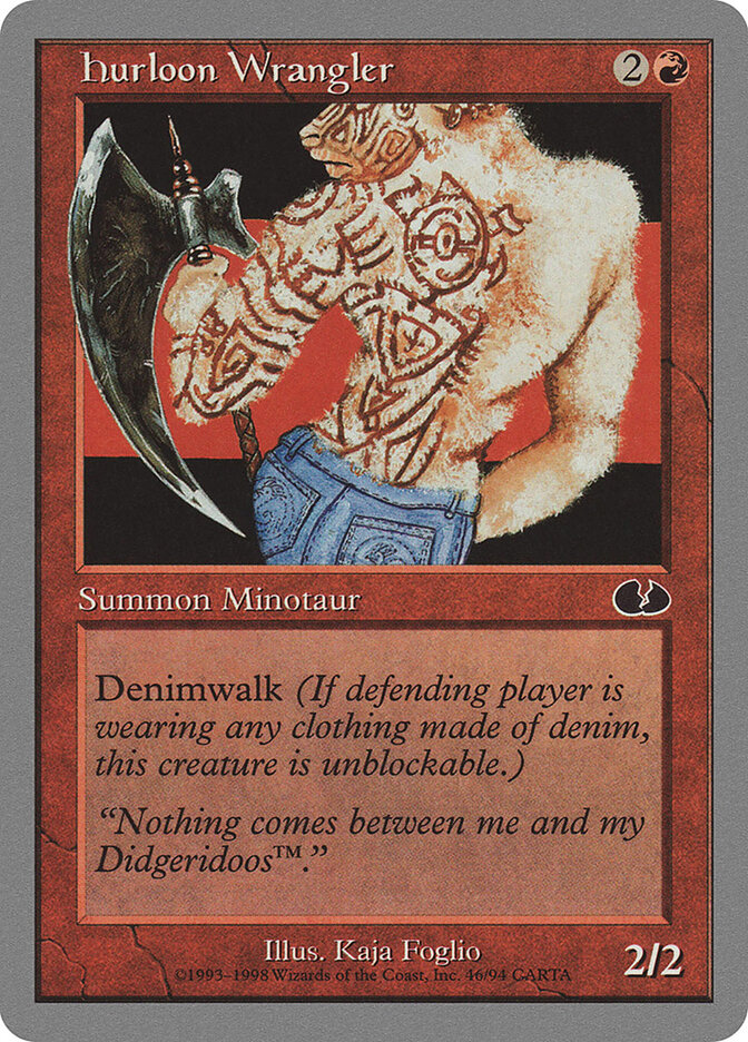 Hurloon Wrangler card front