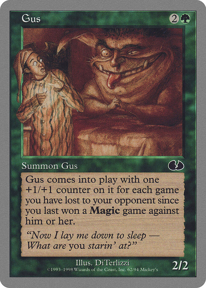 Gus card front