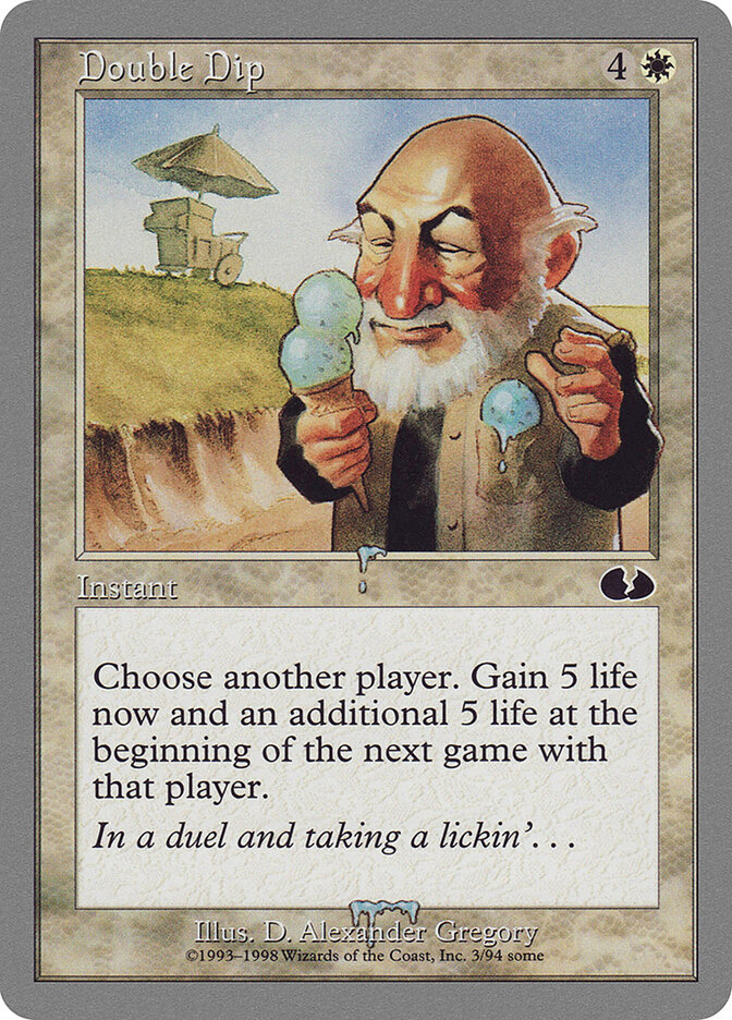 Double Dip card front