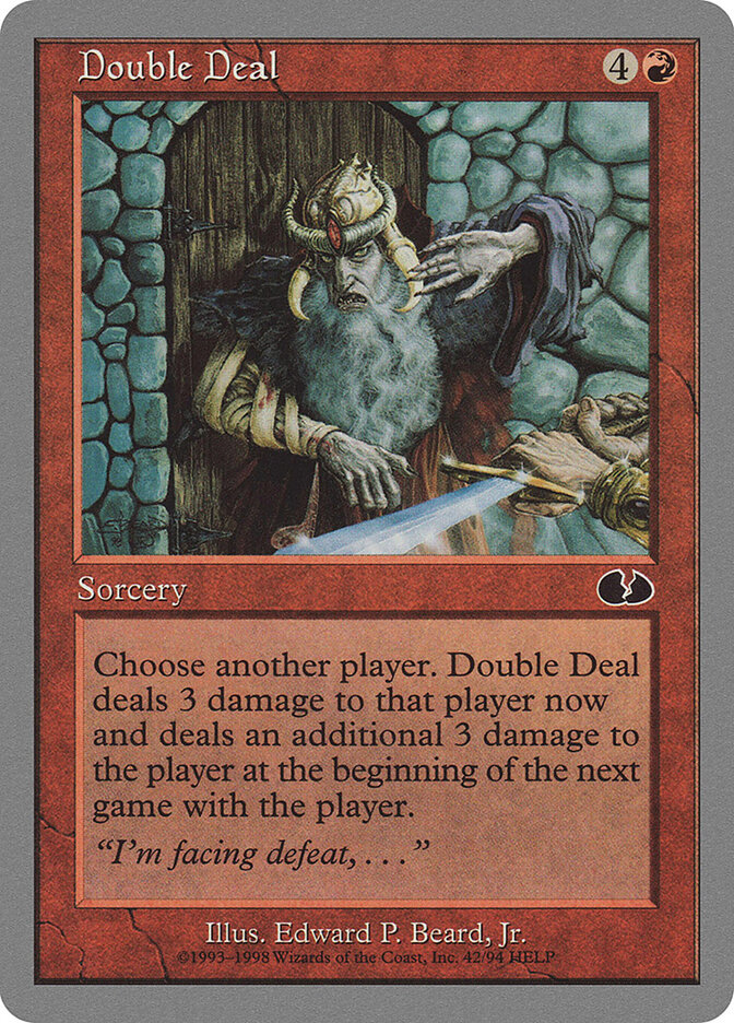 Double Deal card front