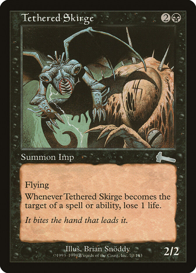 Tethered Skirge card front