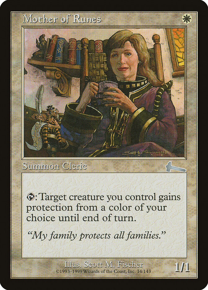 Mother of Runes card front