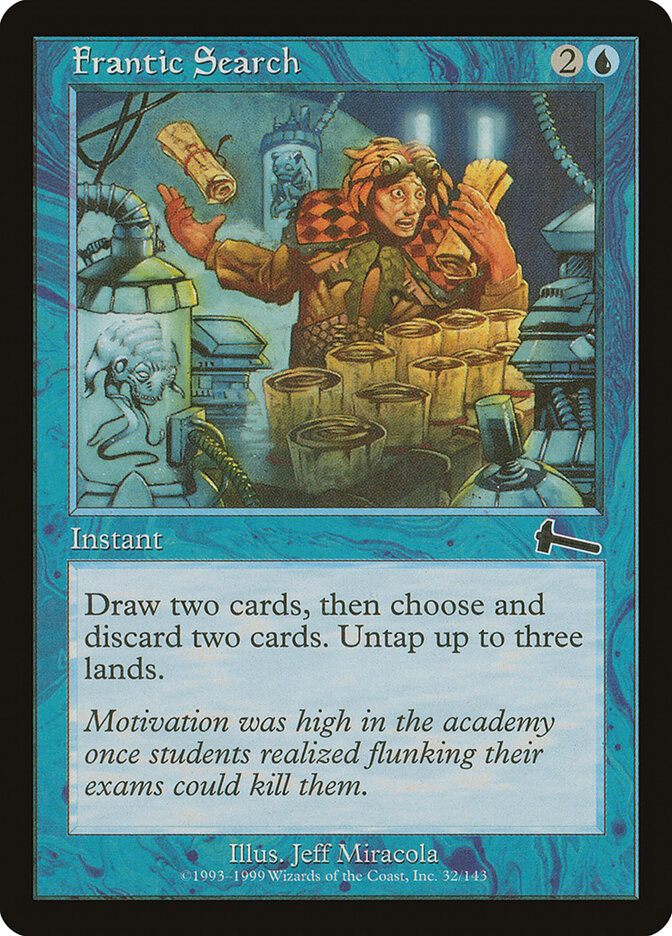 Frantic Search card front