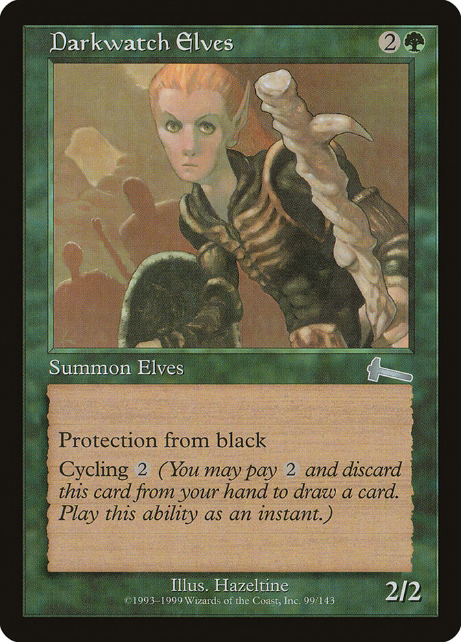 Darkwatch Elves card front