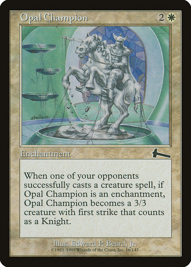 Opal Champion card front