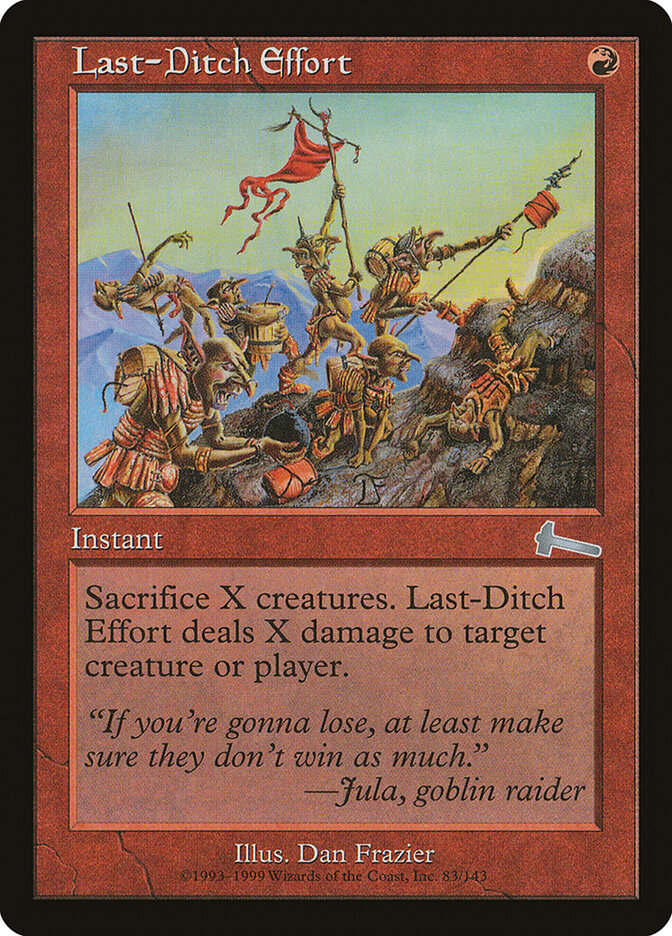 Last-Ditch Effort card front