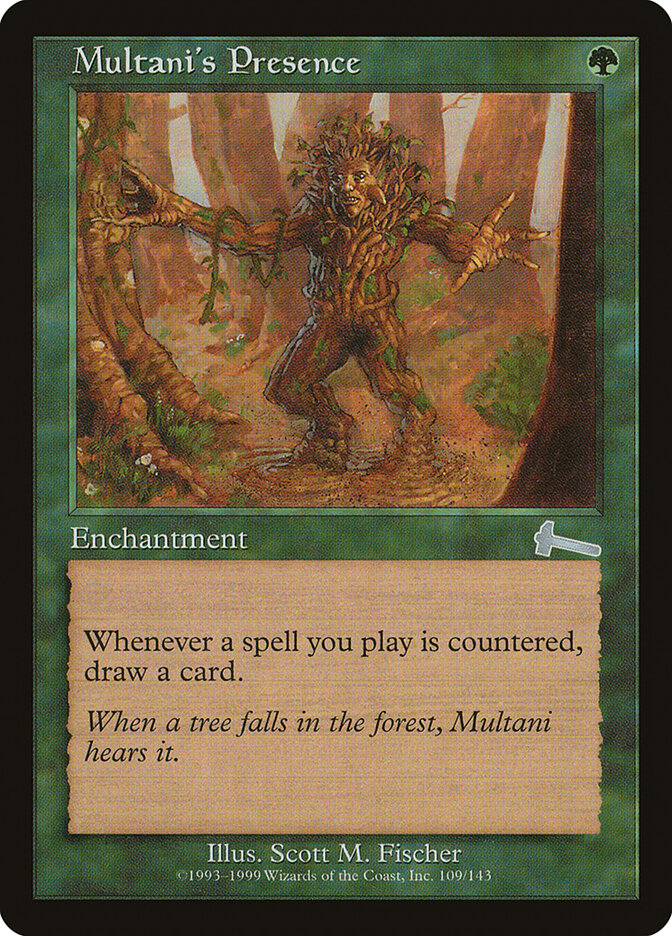 Multani's Presence card front