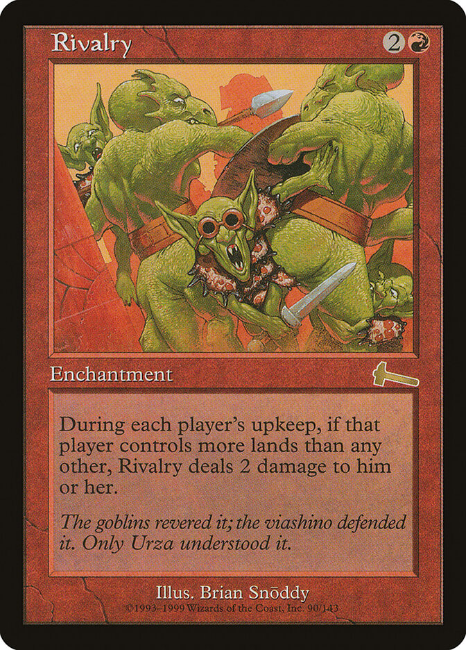 Rivalry card front