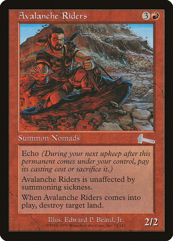 Avalanche Riders card front