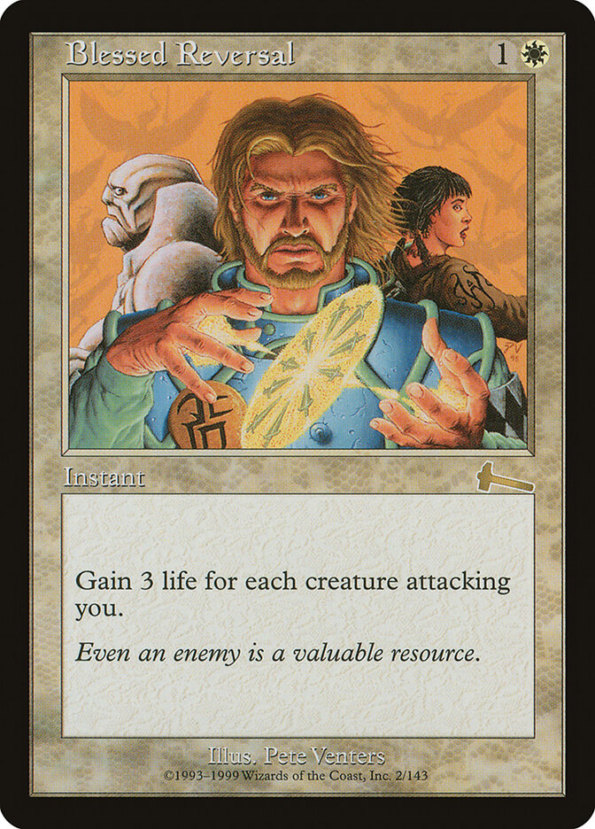 Blessed Reversal card front