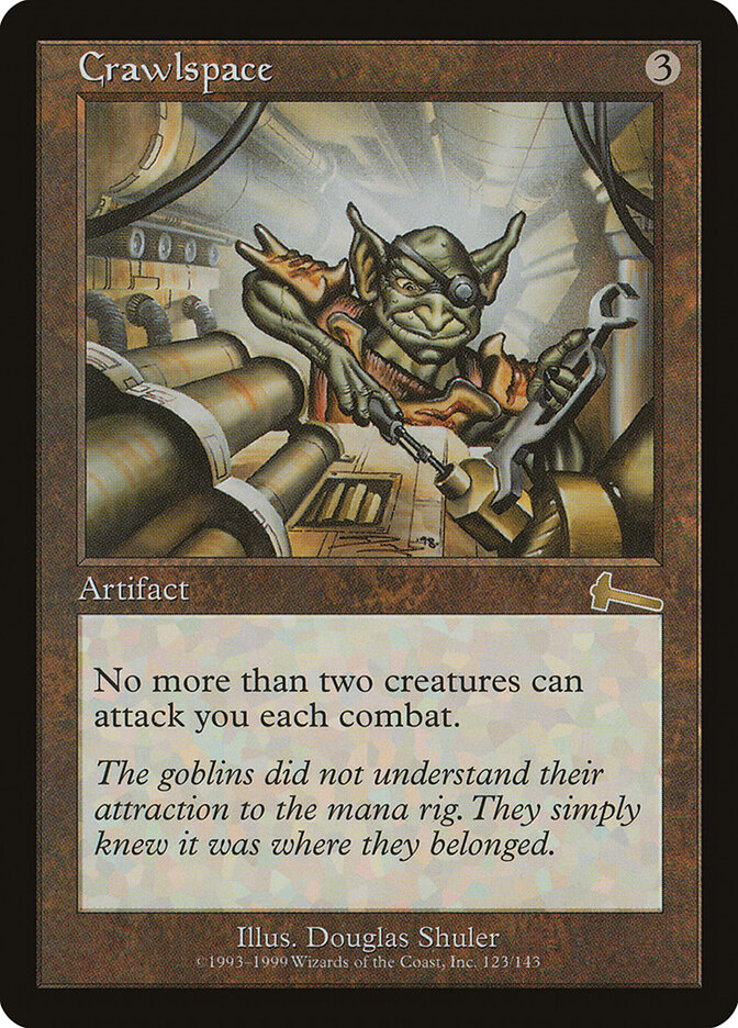 Crawlspace card front