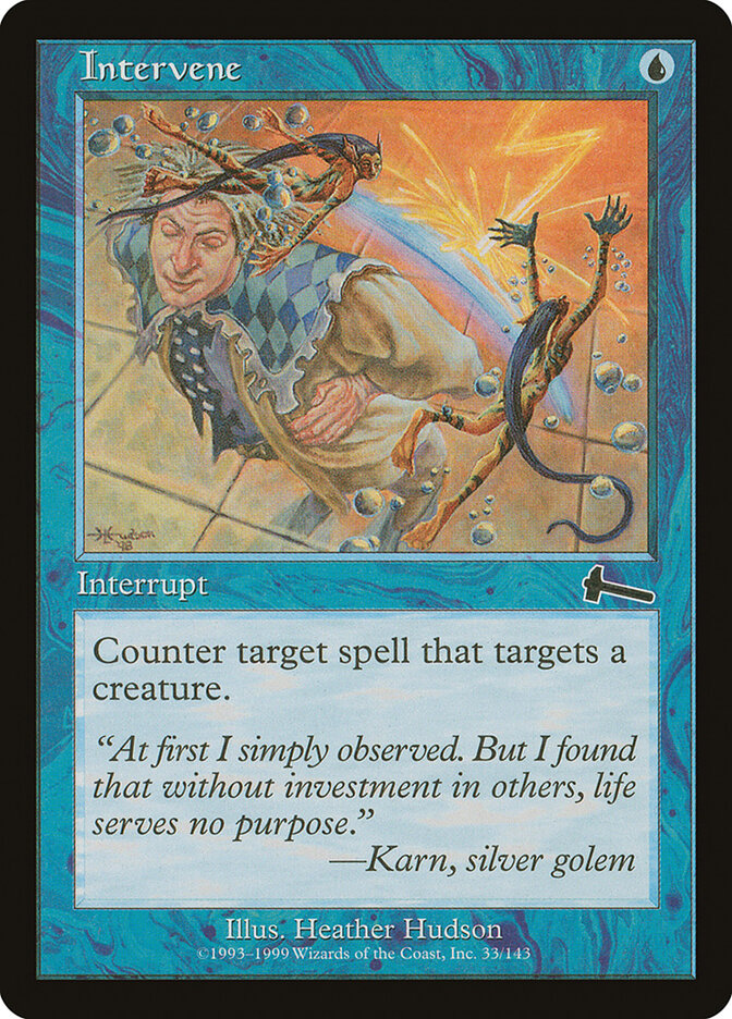 Intervene card front
