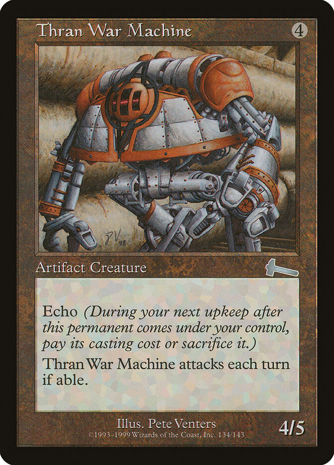 Thran War Machine card front