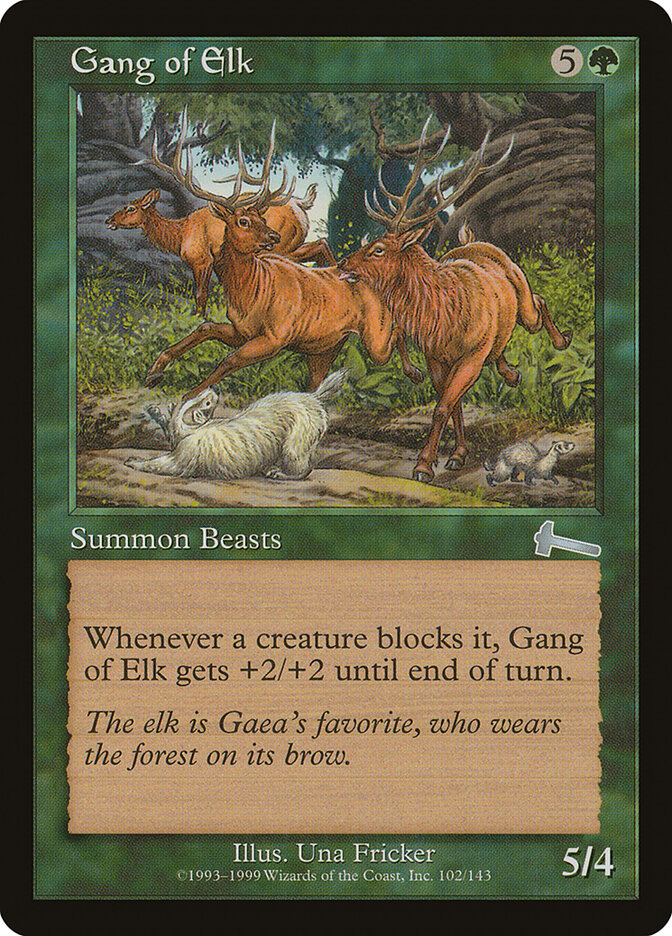 Gang of Elk card front