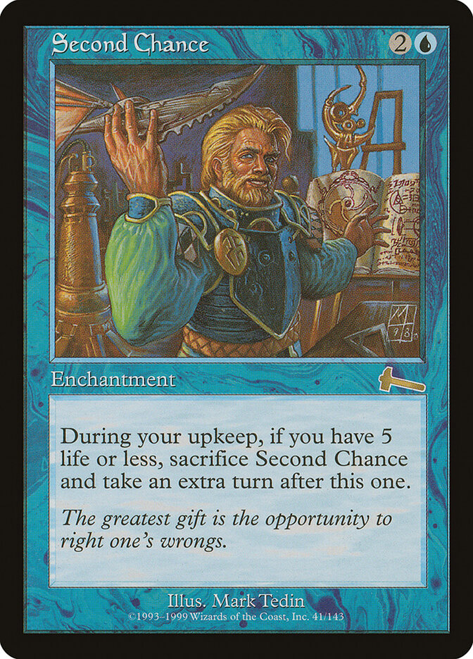 Second Chance card front